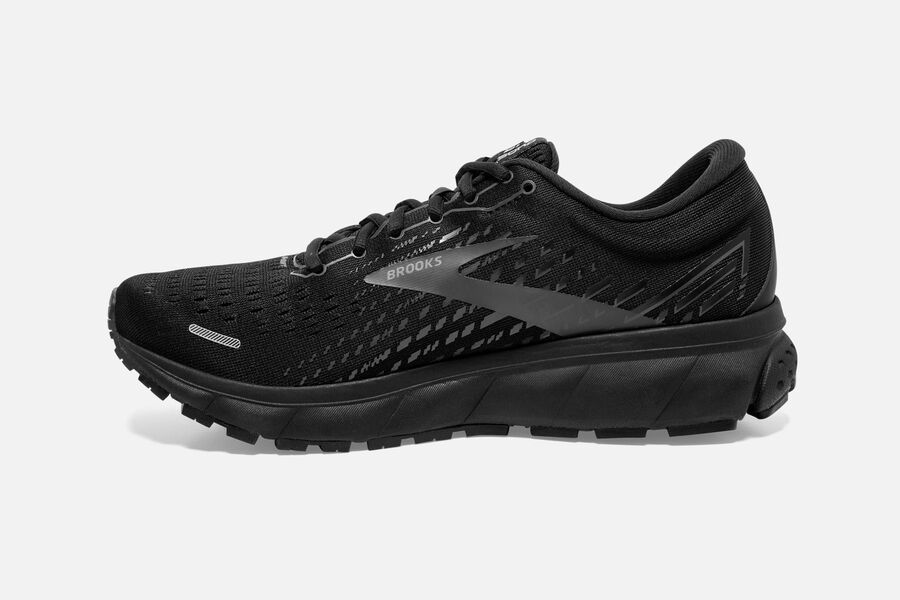 Brooks Ghost 13 Road Running Shoes Mens - Black - ZIXHY-6983